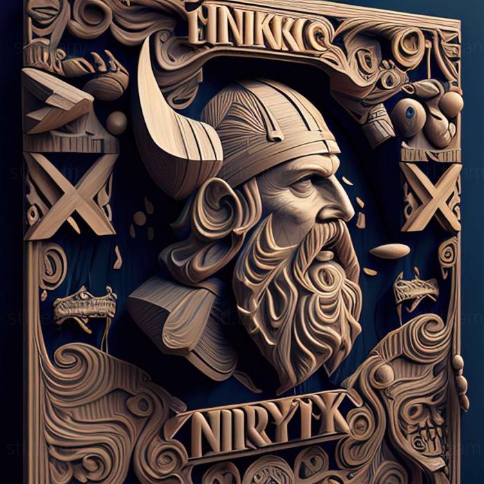 3D model Mighty Vikings game (STL)